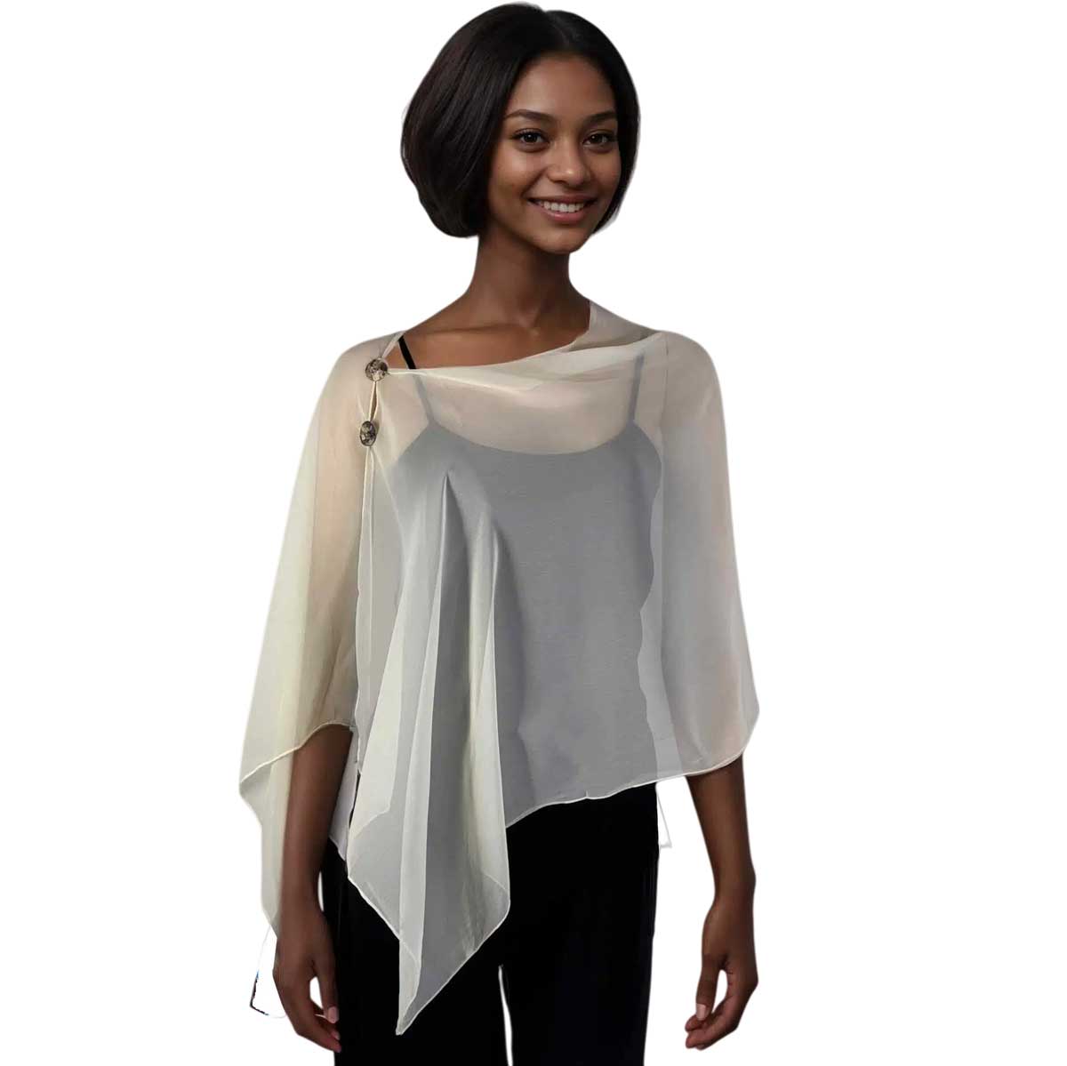 The Magic Scarf Company - Wholesale Wrap - Women's - 2451 - Silky Two Button Shawl53