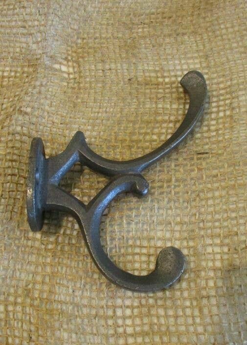 Midwest Craft House - Wholesale Wall Hook - Iron Edwardian Double Coat Hook3