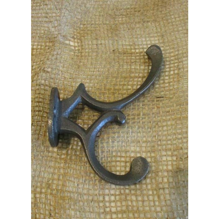 Midwest Craft House - Wholesale Wall Hook - Iron Edwardian Double Coat Hook3