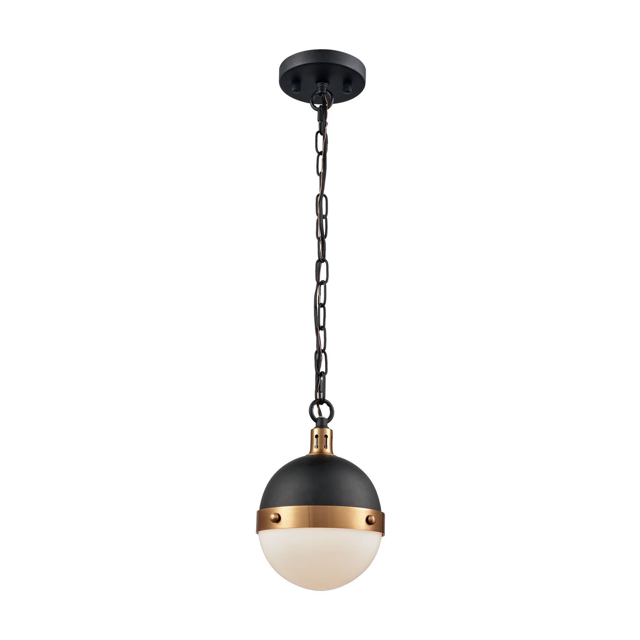 Harmelin 7'' Wide 1-Light Mini Pendant - Matte Black for wholesale on Faire3