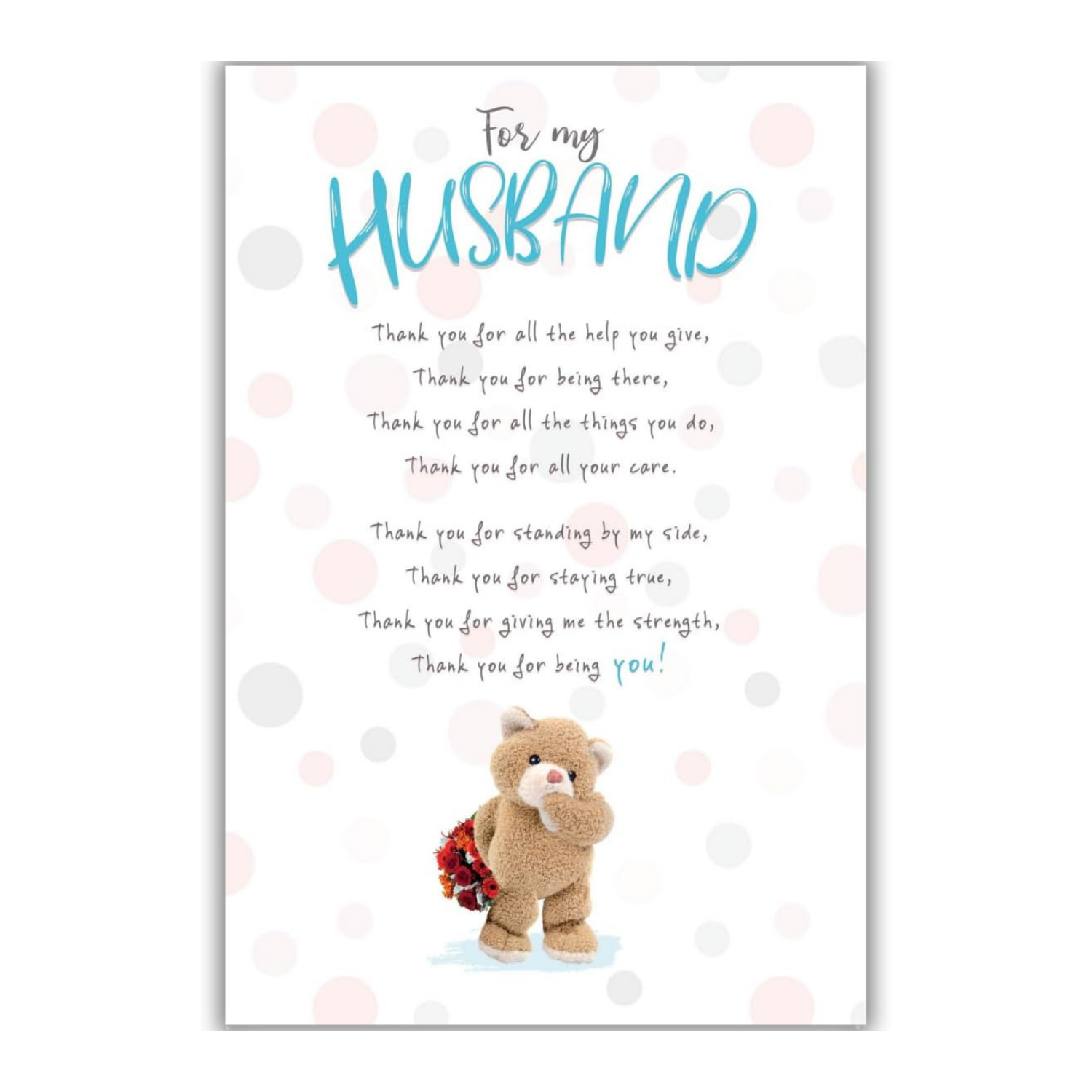 EMOTIONAL RESCUE - Wholesale Anniversary Card - Stuffed with Love, Anniversary Card for Husband, Two Teddies0