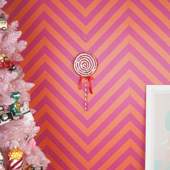 Housevitamin bv - Wholesale Christmas decoration - Decoration - Lolly Pop - Foam - Red/White - 25x63cm1