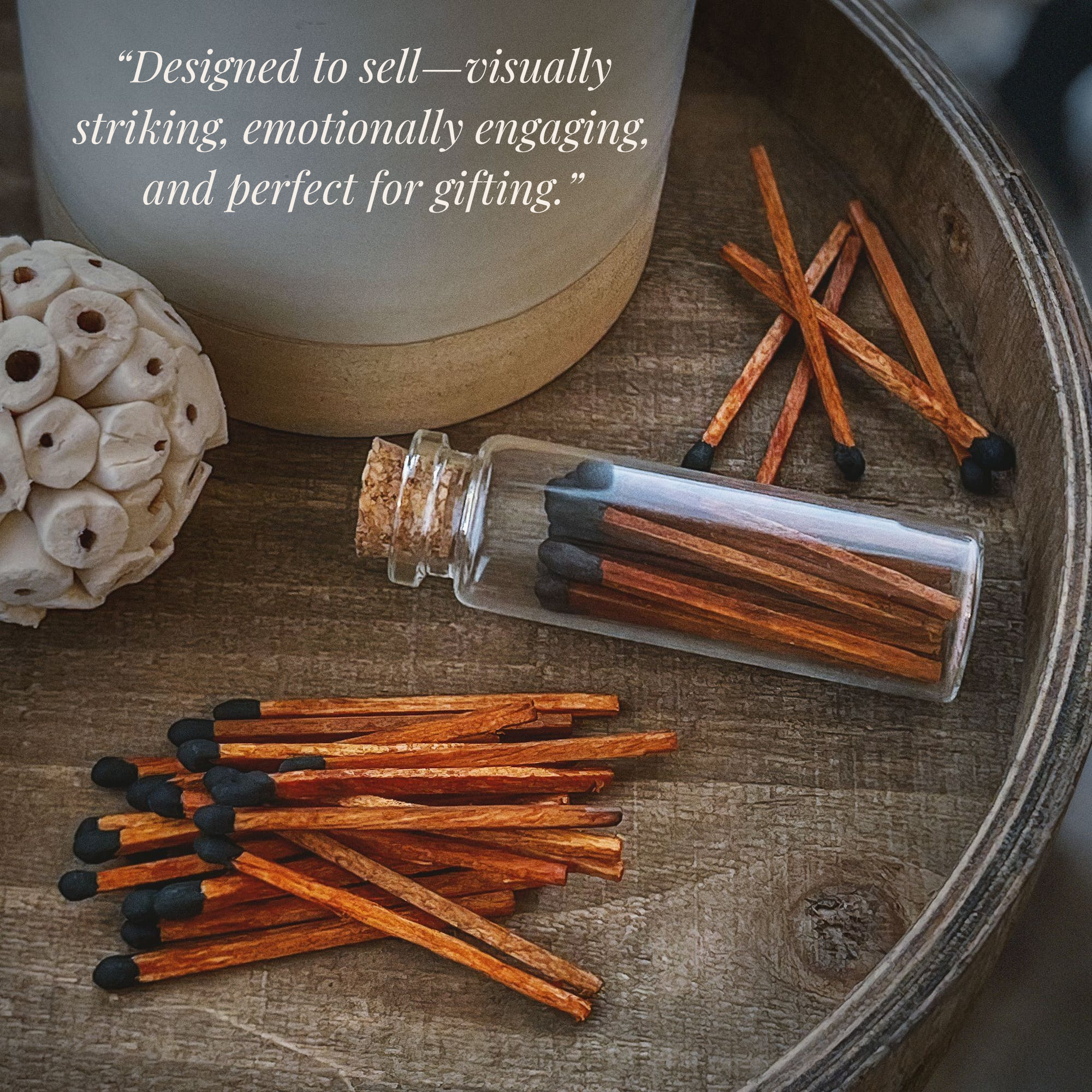 Thankful Greetings - Wholesale Matches - 2" Matches - sets of 500s Bulk / Loose / Raw25