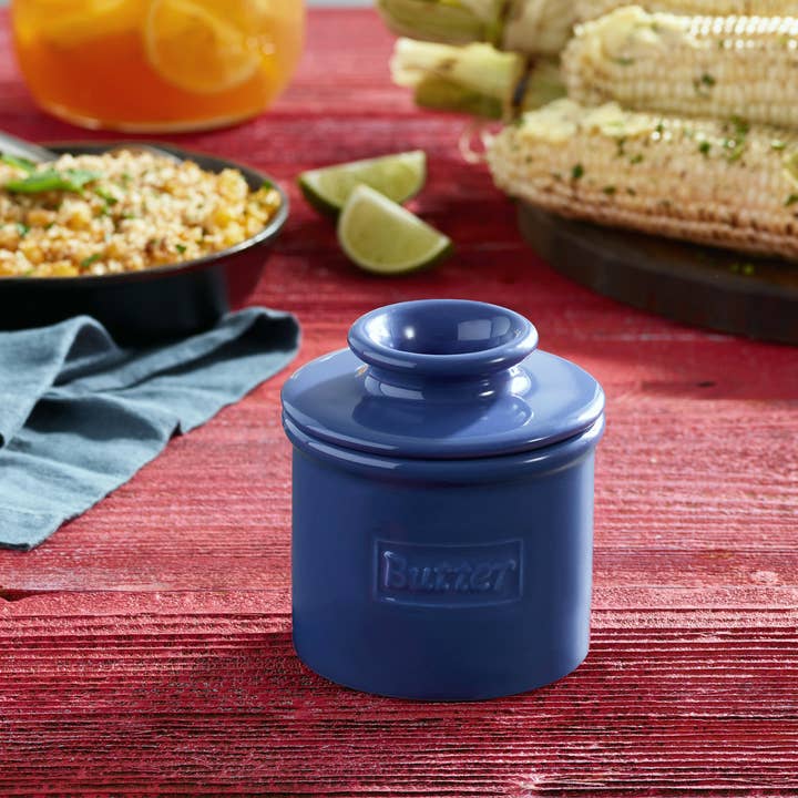 The Original Butter Bell® Crock - Wholesale Butter Dish - The Original Butter Bell® Crock - Cafe Royal Blue5