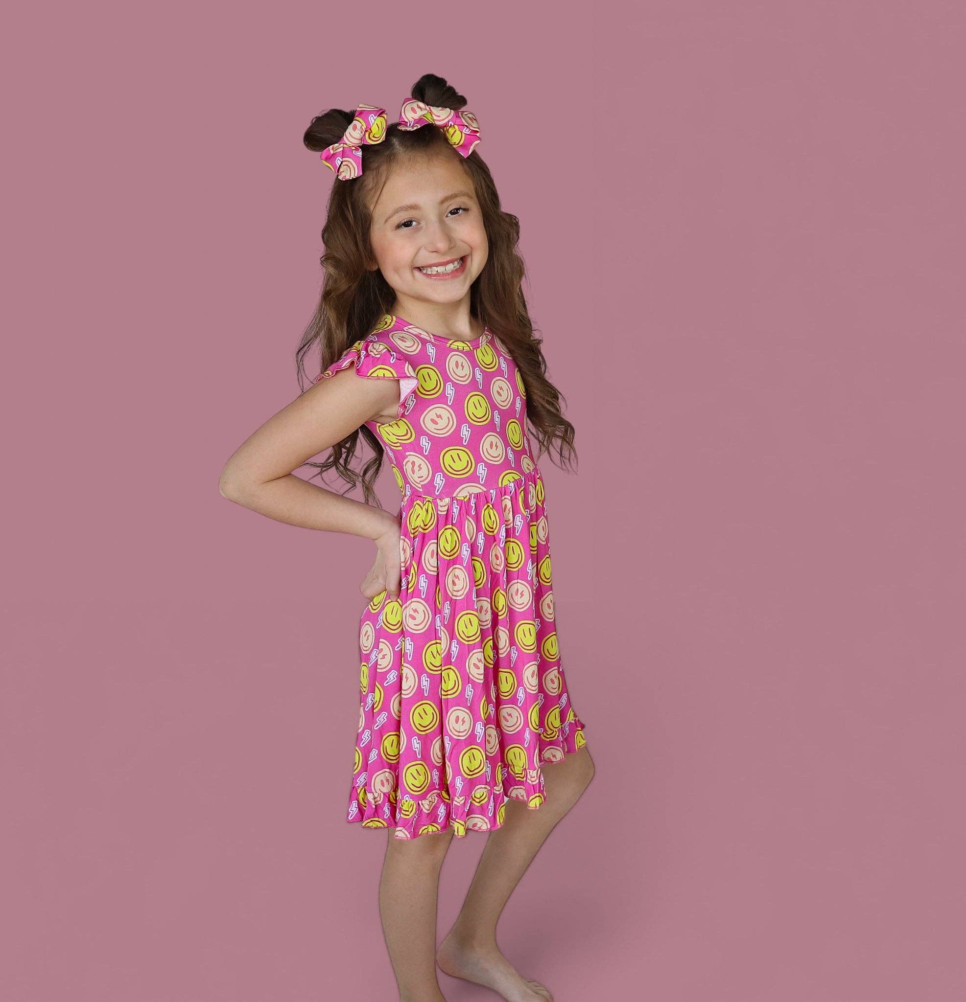 Dream Big Little Co. - Wholesale Dress - Kids - RADIANT SMILES DREAM RUFFLE DRESS8