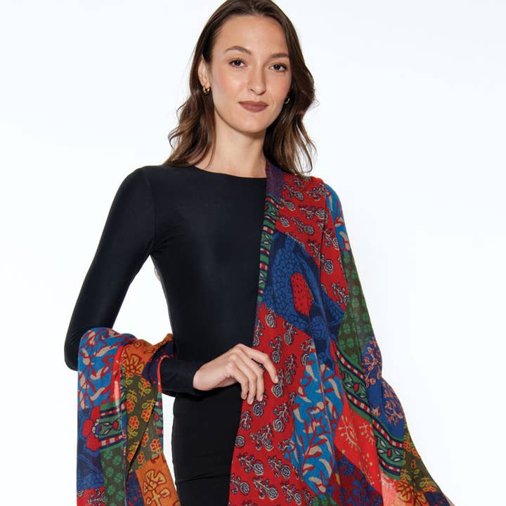 Sevya Handmade - Vente Châle – femme - Châles en laine fine Amiya10