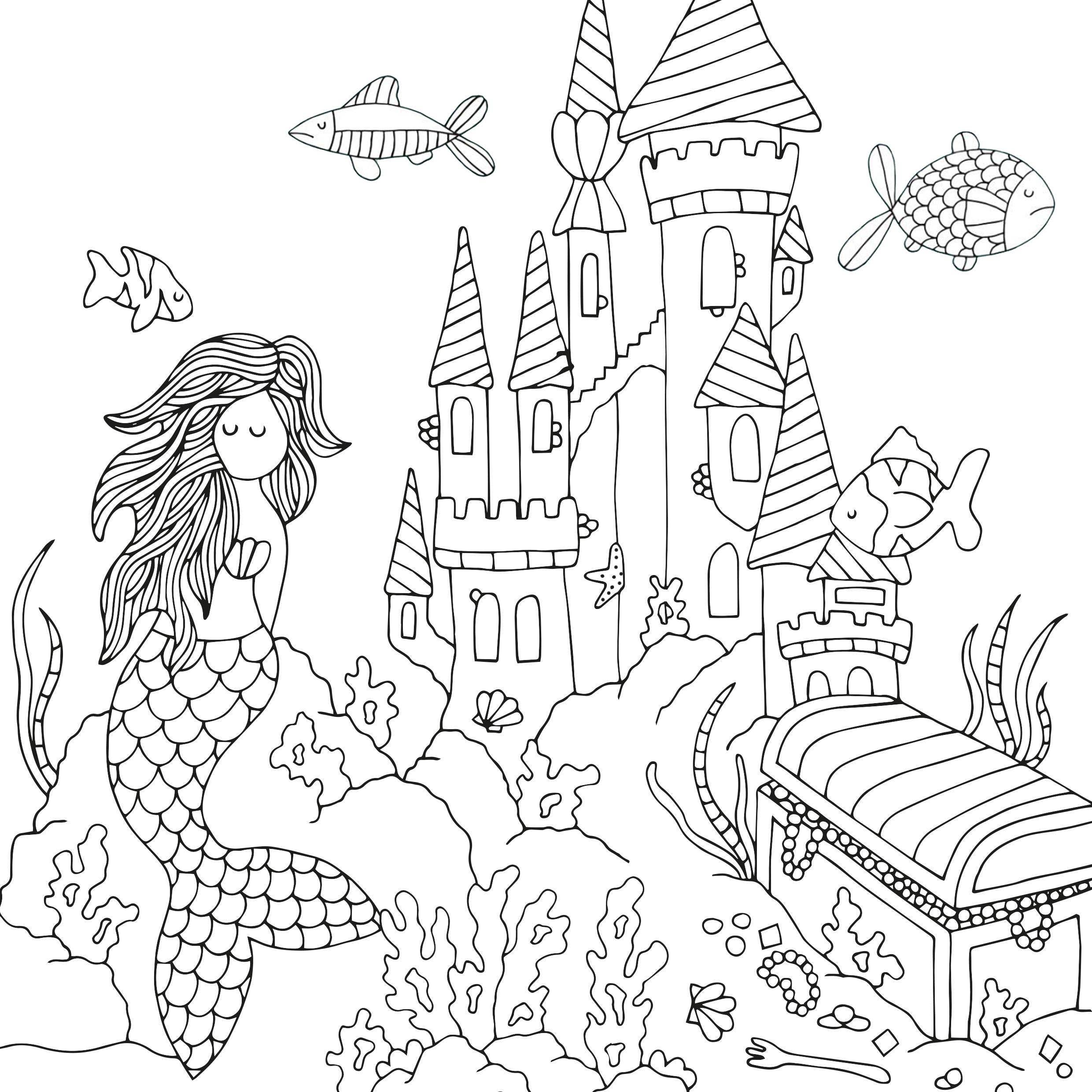 Neon Magpie – wholesale Colouring and activity book – kids and baby – Ocean Colouring Book1