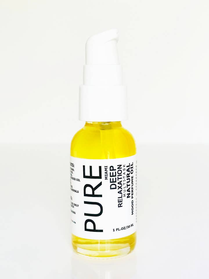 DEEP RELAXATION MULTI-TASK NATURAL MOOD PERFUME OIL for wholesale by PURE MIAMI