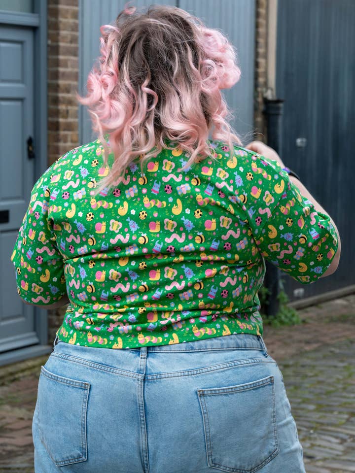 Rebel Romance – wholesale T-shirt – women's – Rebel Romance x Dipstick Store Bugs Cropped Boxy Tee12