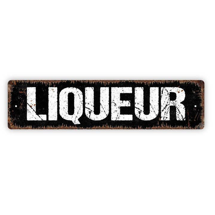 Bar Alcohol Liquor Sign - Vinyl Sticker or Metal Plaque and other Purchase Wholesale bar signs. Free Returns & Net 60 Terms on Faire trending on Faire.