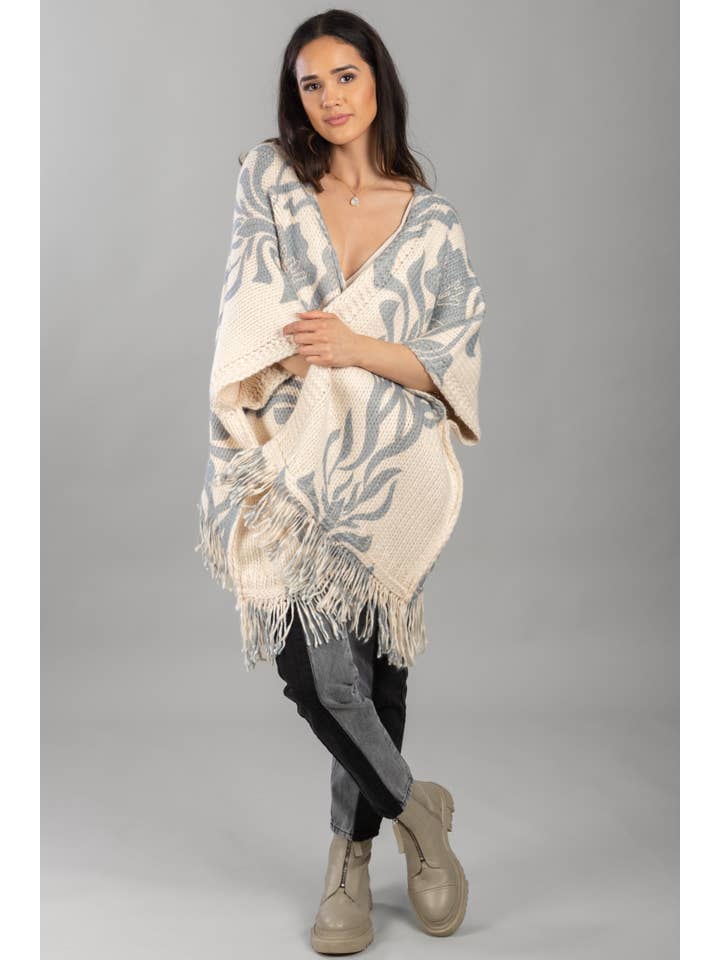 SAACHI - Wholesale Kimono - Women's - Knit Tassel Kimono