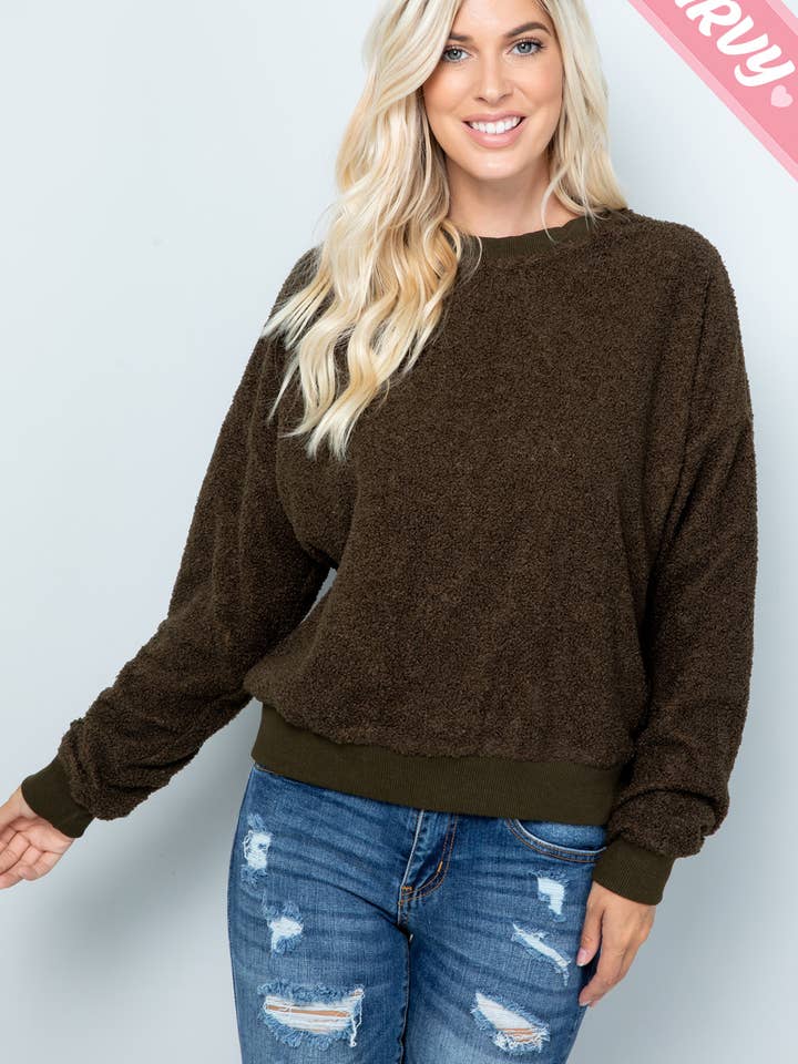 Sweet Lovely by Jen - Wholesale Knit Top - Women's - PLUS SIZE YOUR FAVORITE CASUAL KNIT TOP40