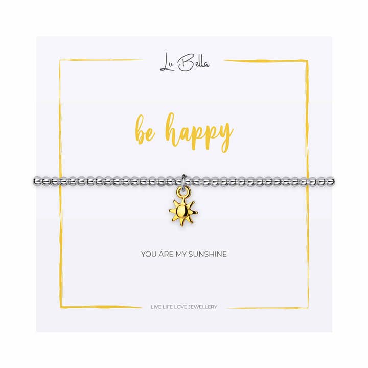 Be Happy Bracelet | Friendship Gifts For Women for wholesale by Lu Bella