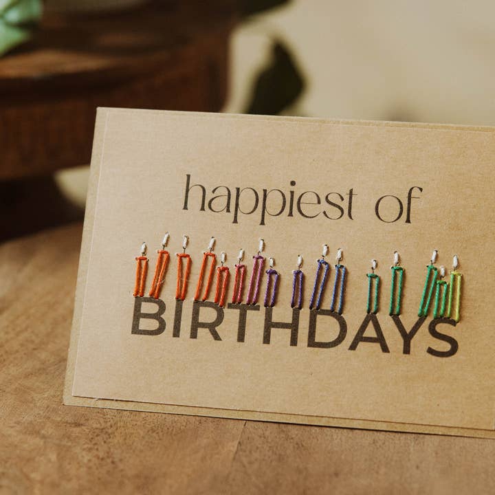 Rosie's Boutique Haiti - Wholesale Birthday Card - Happiest of Birthdays Greeting Cards || Set of 41