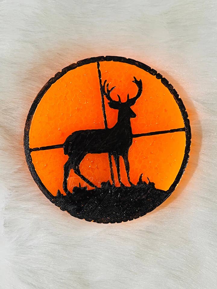 Deer Crosshairs Freshie for wholesale by The Rusted Diamond