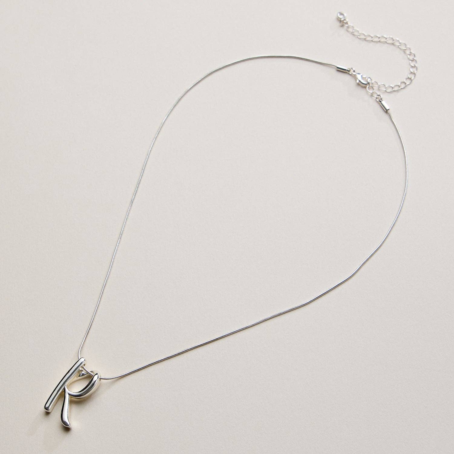 Frem - Wholesale Pendant/Charm Necklace - A Set of 16 Letters Gold Dipped Necklace – Gold & Silver Alphabet Charm Jewelry90