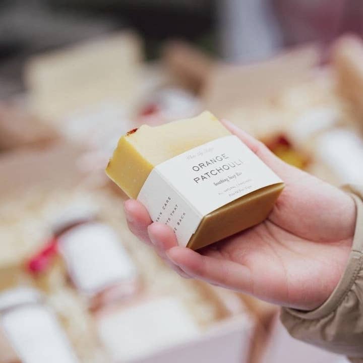 White Lily Shoppe - Wholesale Bar Soap - Organic Natural Soap Bar, Orange + Patchouli Handmade Soap4