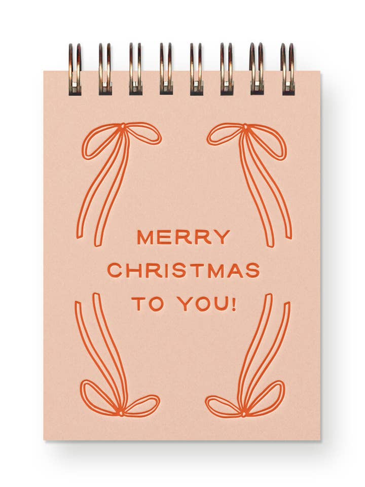 Merry Christmas to You Mini Jotter for wholesale by Margot + Co.