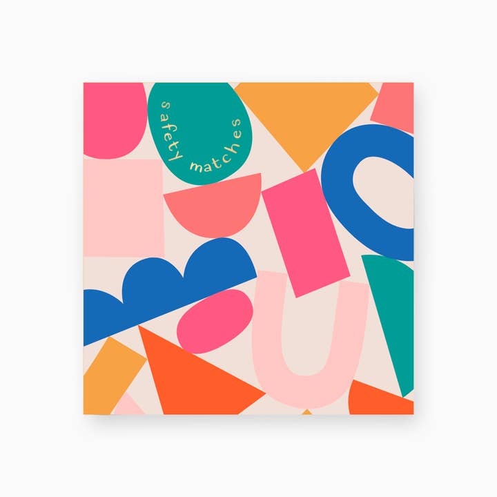 Frankie & Claude - Wholesale Matches - Decorative Matchbox – Playful Geometric Design for Fun Decor1