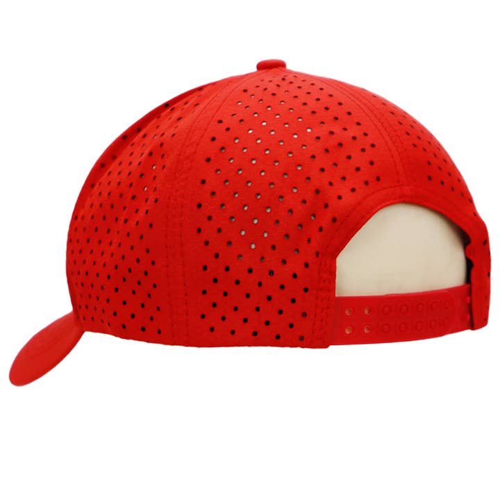 Cap Zone – Großhandel Basecap – Unisex – Sechskantperforierte Baseballkappe mit Los Angeles Arc-Logo11