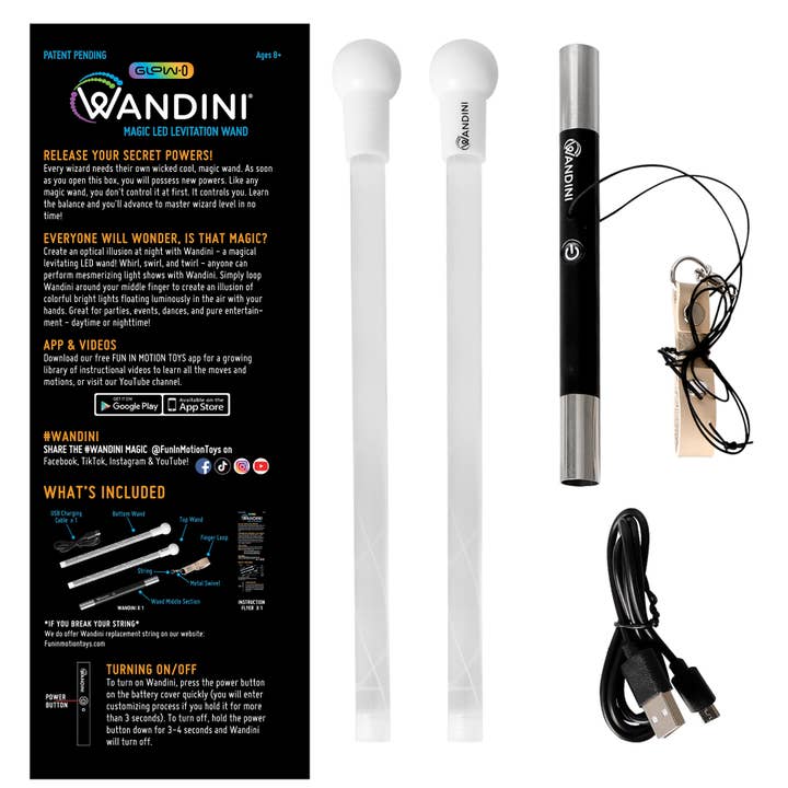 Fun In Motion Toys - Wholesale Light-Up Toy - Kids & Baby - Glow.0 Wandini LED Levitation Wand8