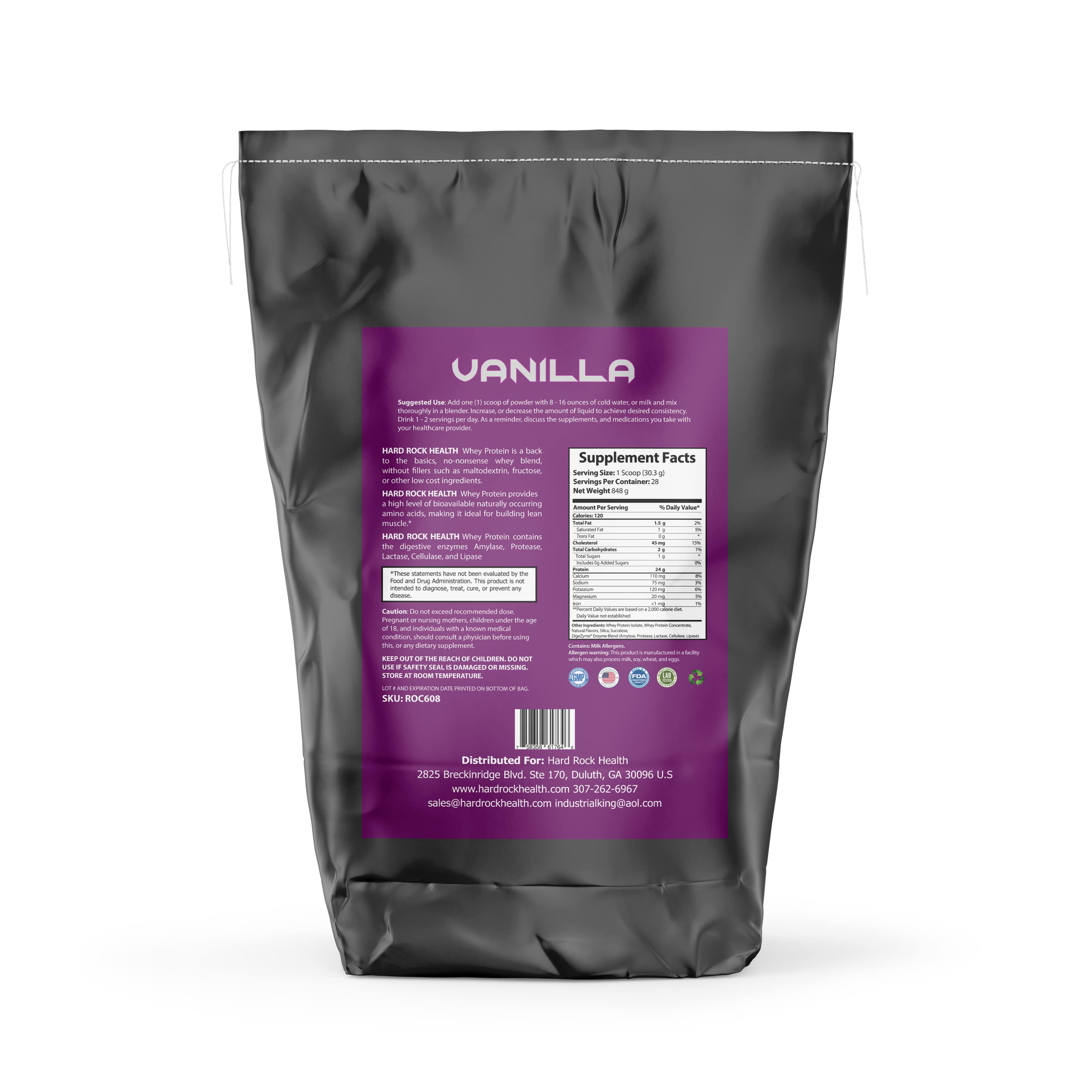 Hard Rock Health Stores - Wholesale Protein/Superfood Powder - Armor Whey Protein 2LB Vanilla1