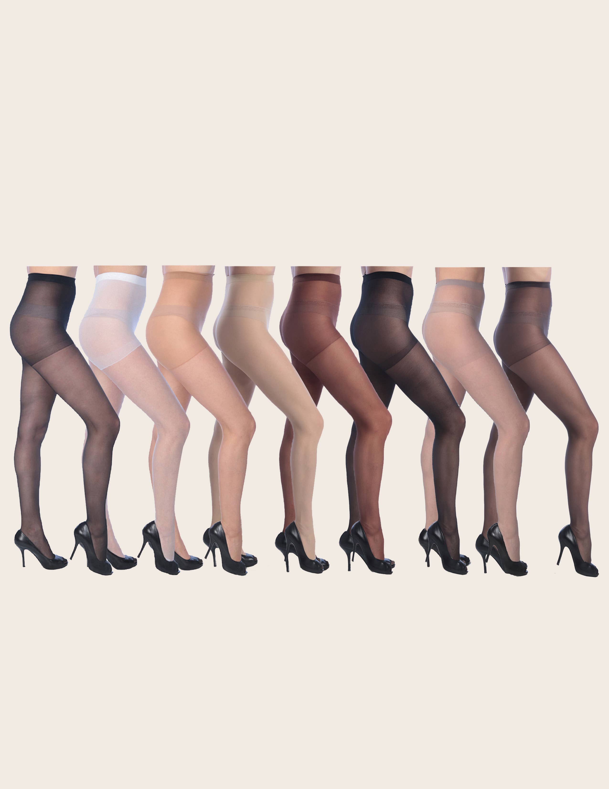 Isadora, Tipi toe, & James Fiallo - Wholesale Pantyhose - Women's - Isadora Women Comfort Sheer Tights Reinforced Pantyhose8