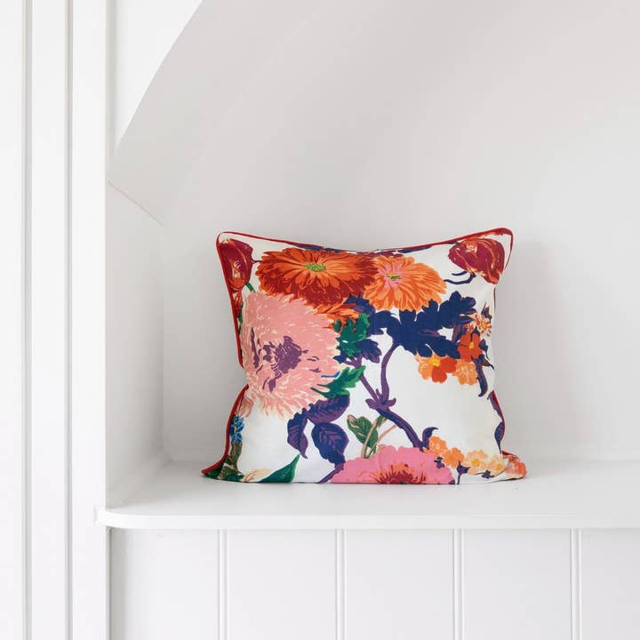 Linen Connections - Wholesale Sierkussensloop - Decoratieve kussenhoes van Mexican Painter - WHITE ANTHRO0