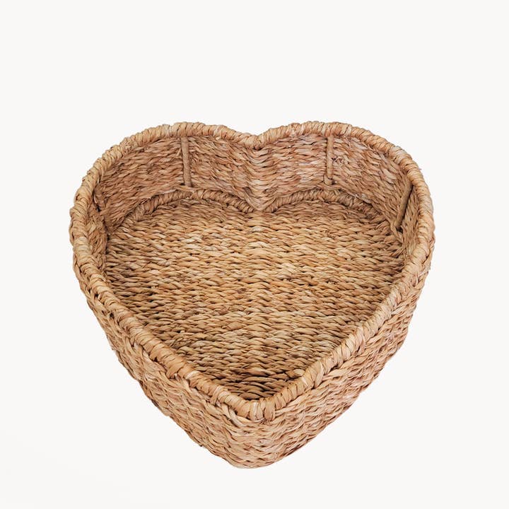 KORISSA - Wholesale Basket - Handwoven Wicker Storage & Gift Basket • Savar Heart Basket4