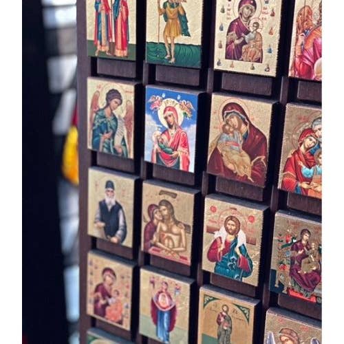 The Art of the Icon - Wholesale Wall Cross - The Crucifixion Silk Screen Icon Magnet4