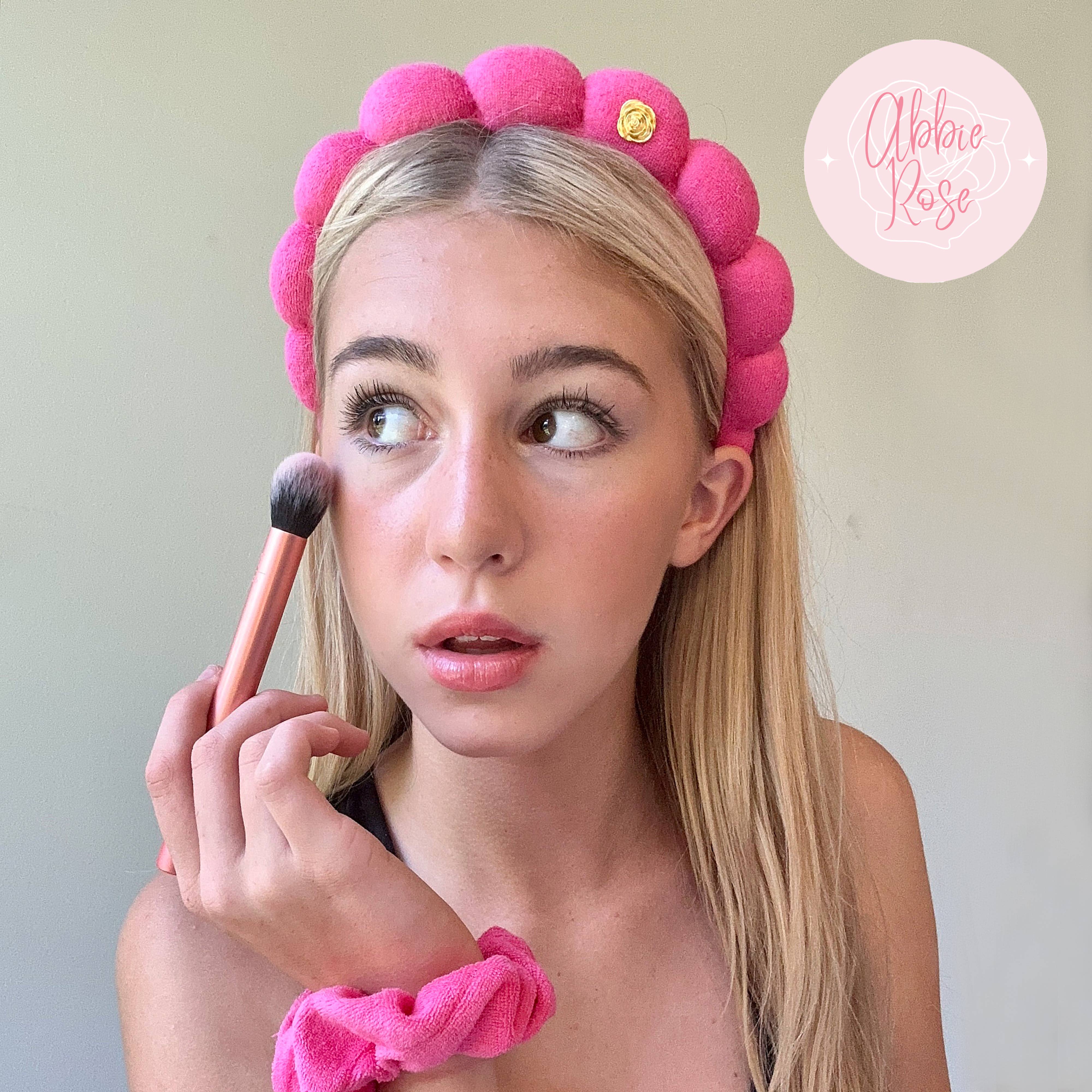 Frog Sac - Wholesale Spa Headband - Spa Headband - Skincare Headband & Scrunchie Wristband Set29