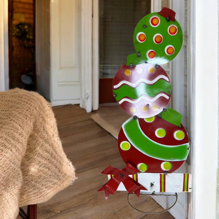 Metalpynt Juletræsskulptur for engroshandel hos Blue Goat Garden Decor