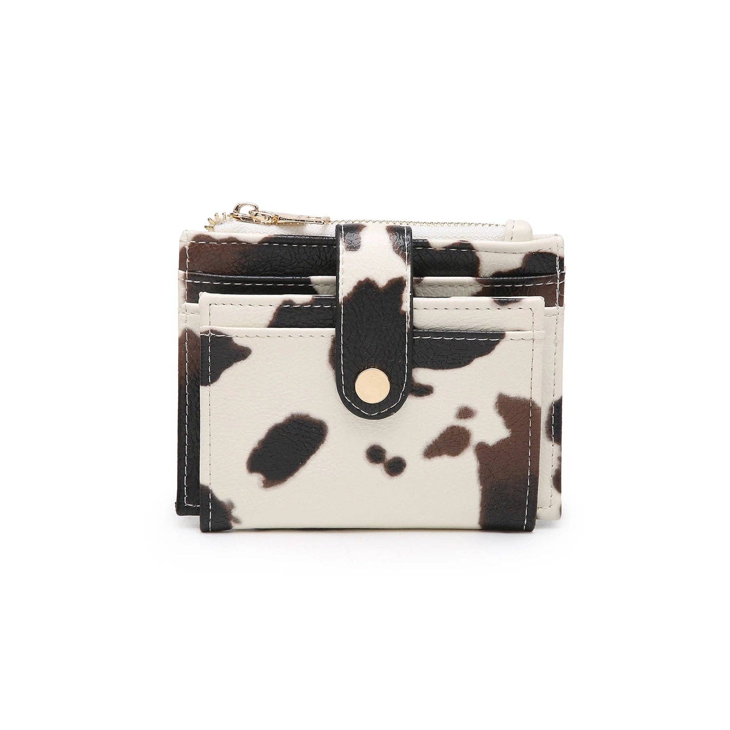 MiMi Wholesale - Wholesale Wallet - Women's - WL1904 Mini Snap Button Wallet & Cardholder w/ Zipper Pocket12