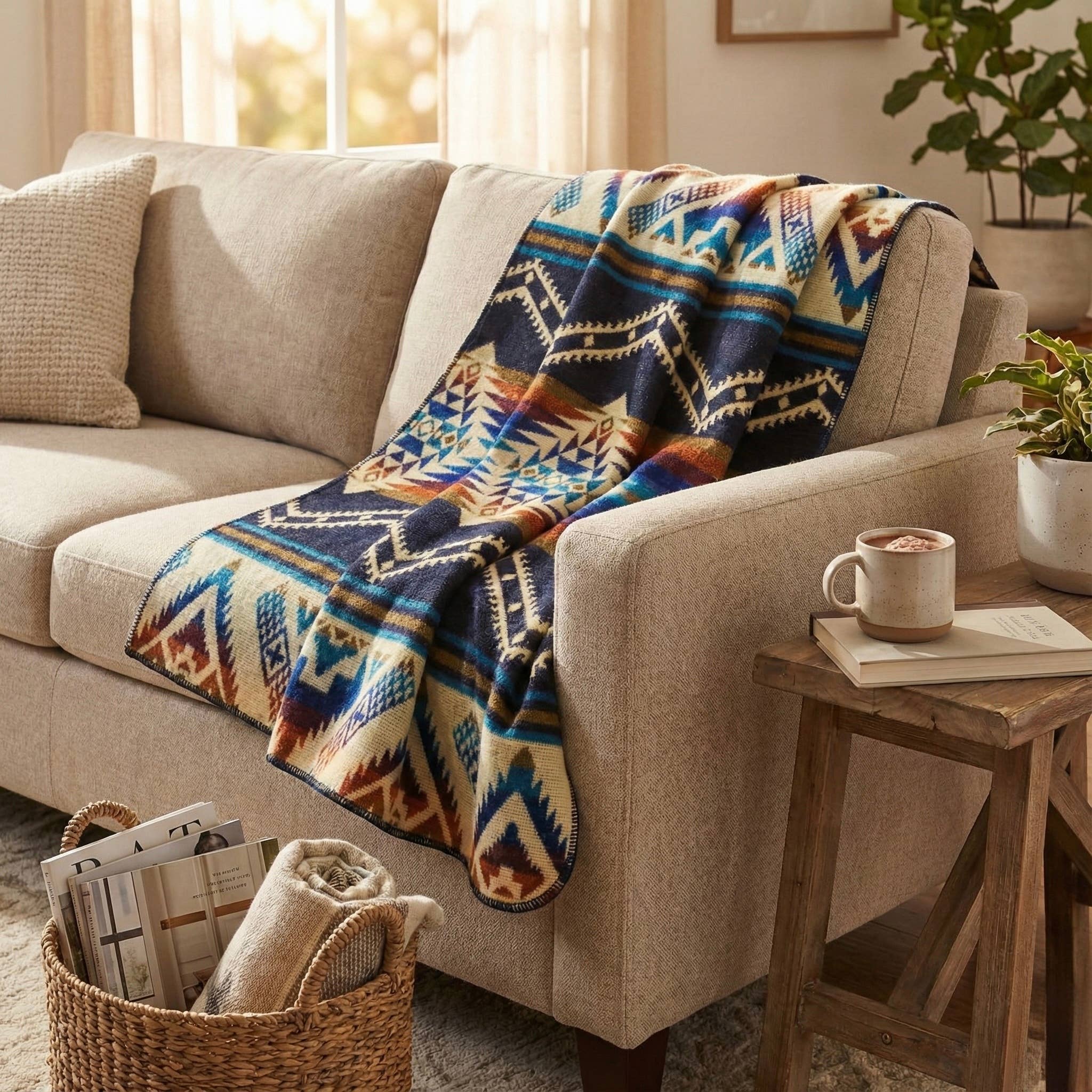 Alpaca Threadz - Vendita all'ingrosso Plaid - Regina Alpaca del Sud-Ovest/Coperta – RIO Reversibile10