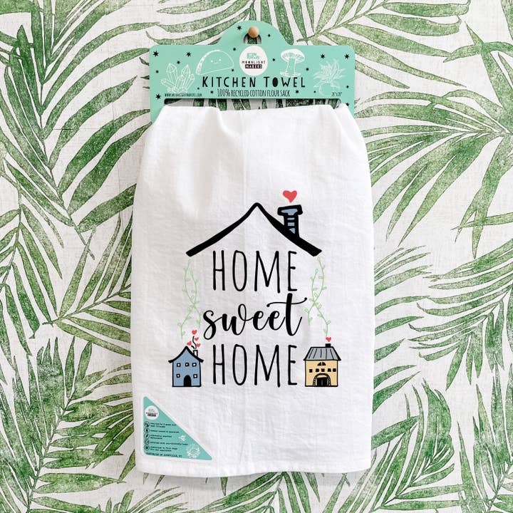 Moonlight Makers - Wholesale Tea Towel - Colorful Dish Towels - Home Sweet Home