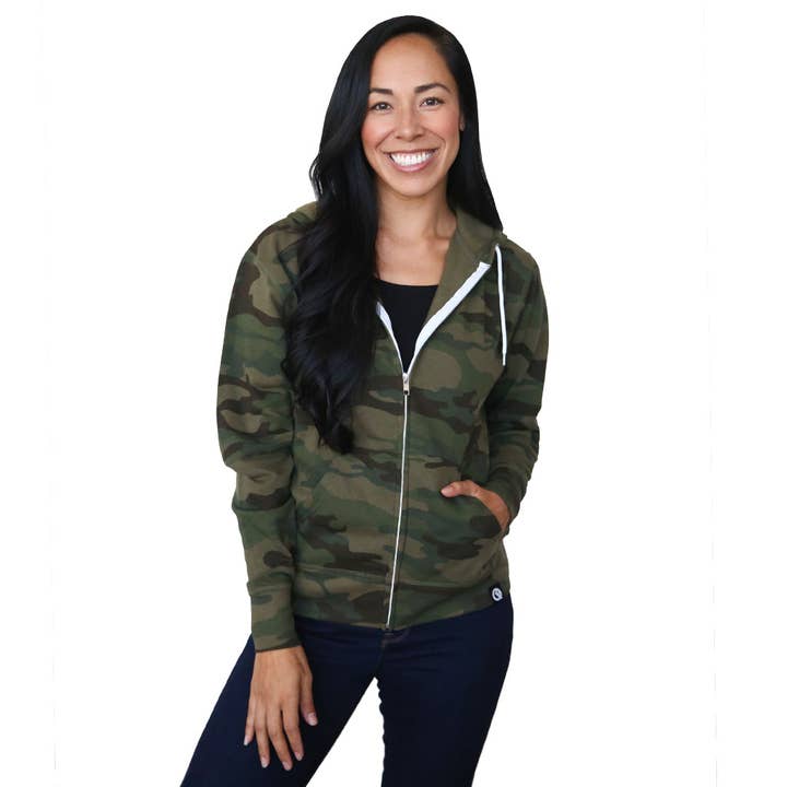 Camo Hero Hoodie Lite for wholesale by Quikflip Apparel