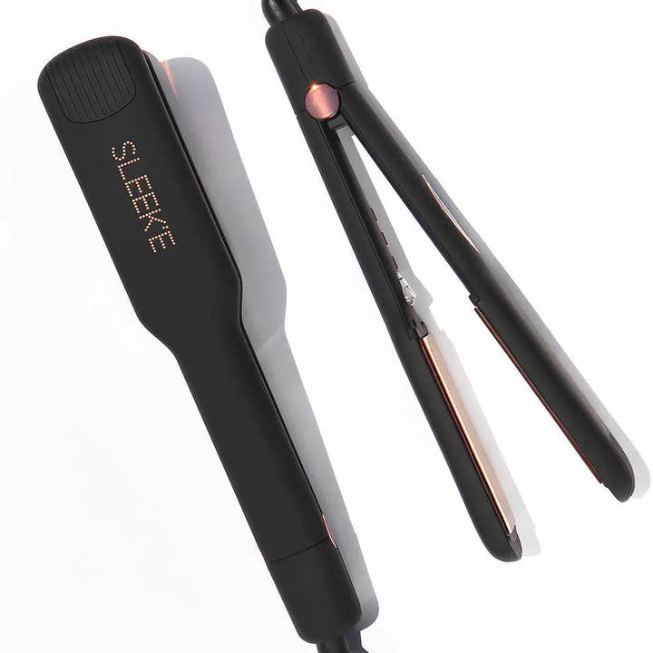 Sleek'e Hair / European Perfumes - Wholesale Straightener/Flat Iron - 2" Titanium Flat Iron Black