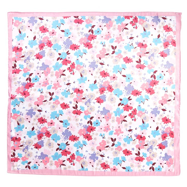 Hana - Vente Bandana – femme - Foulard d'été à imprimé petites fleurs multicolores6
