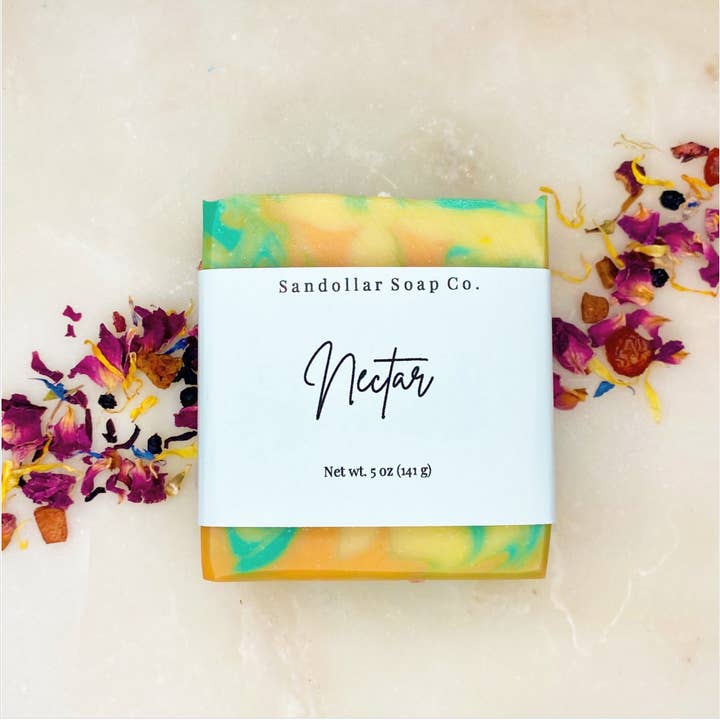 Nectar Shea Butter Bar Soap for wholesale by Sandollar Soap Co.