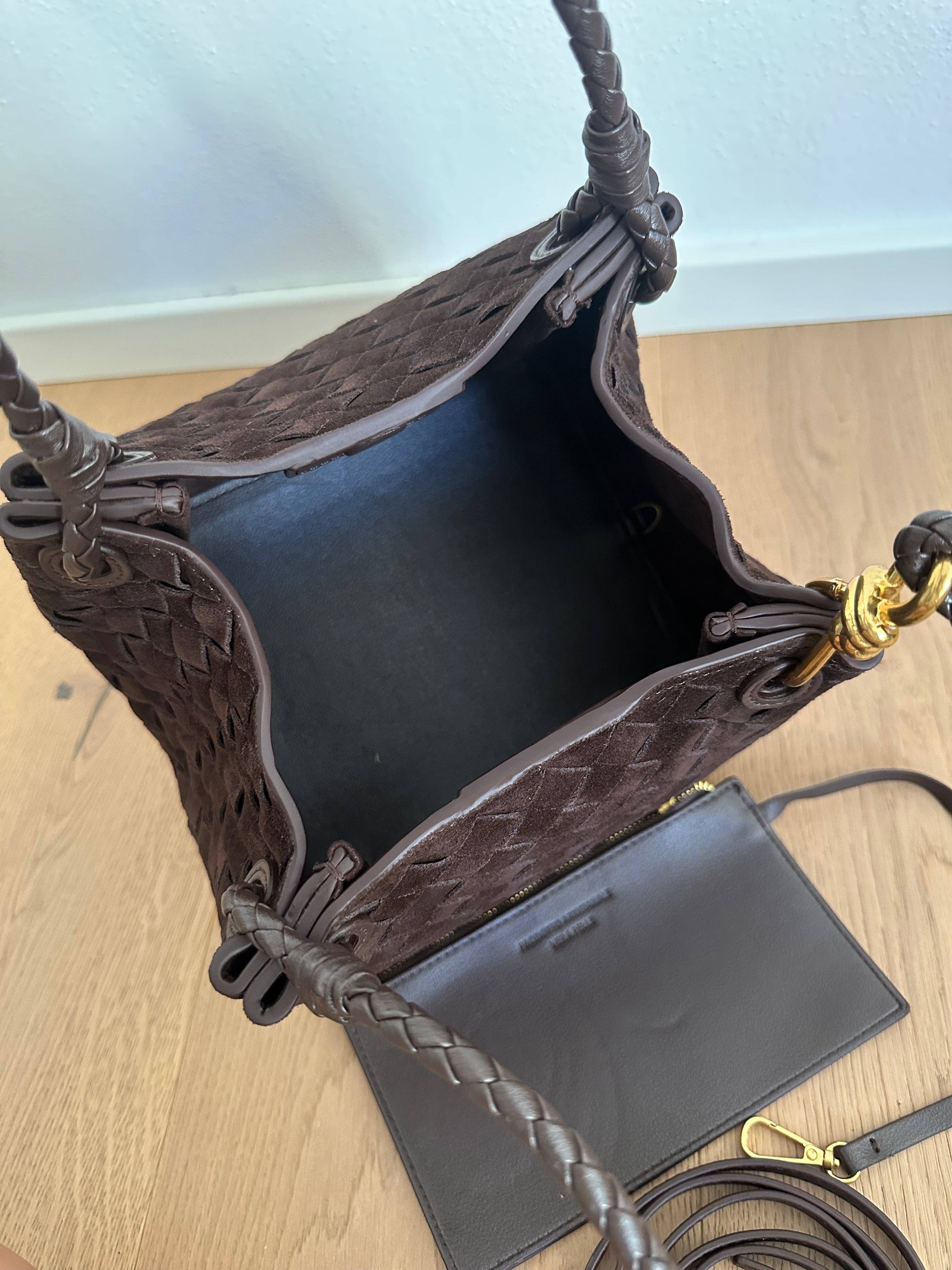 Zhade – Bolsa de ombro – Mulher por atacado – EMMA tecido-camurça8