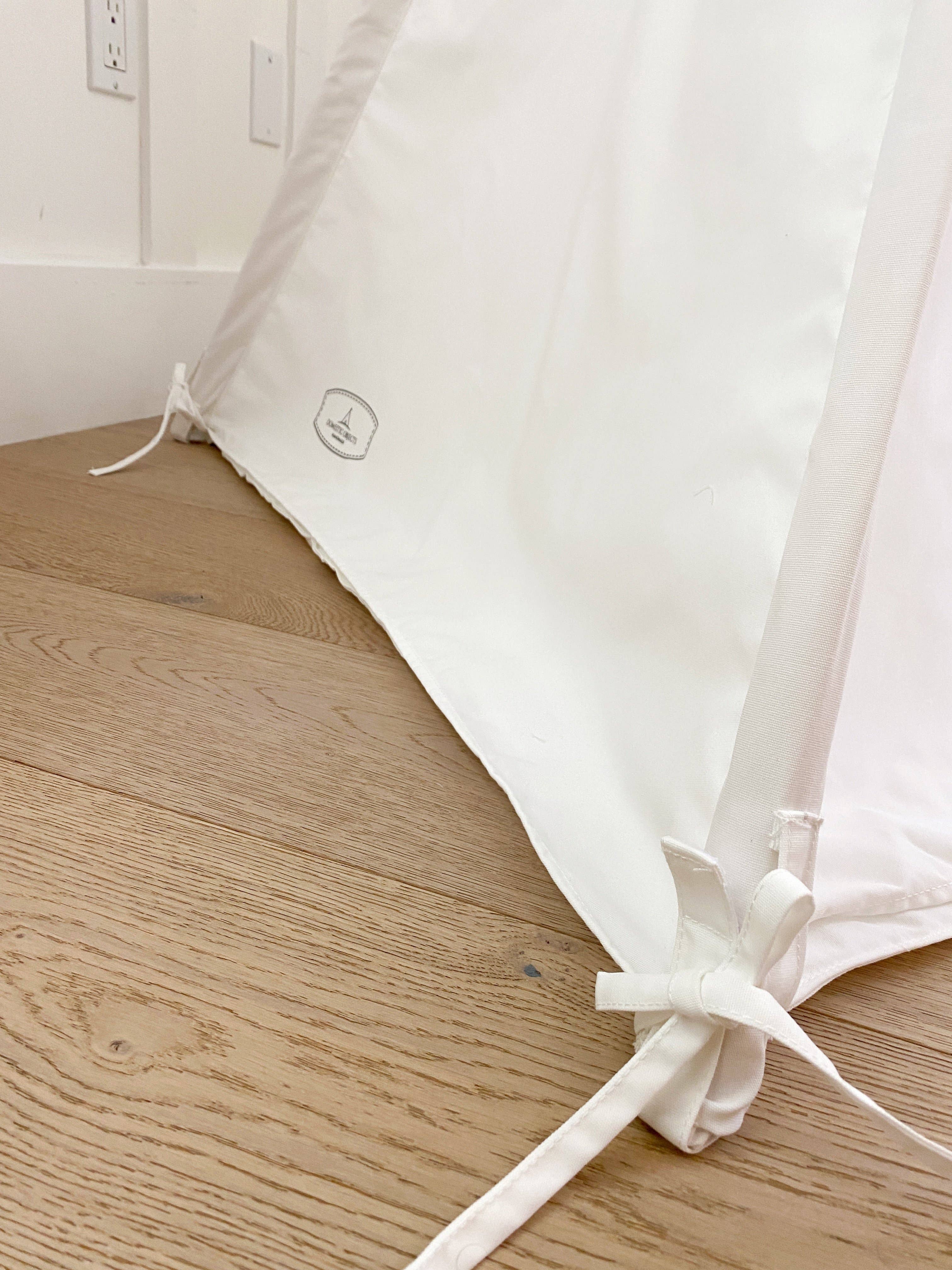 Domestic Objects - Vente Tente – enfant - Tente de jeu artisanale pour enfants en toile de coton crème7