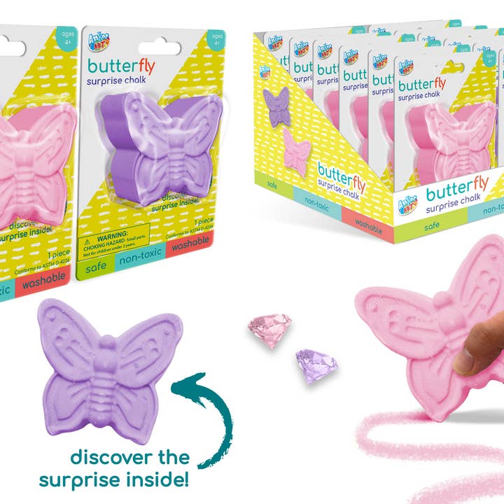 Anker Play Products - Wholesale Chalk - Surprise Chalk Butterfly