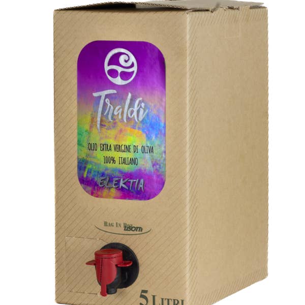 Olio Traldi di Boni Francesca - Wholesale Olive Oil - Elektia Extra Virgin Olive Oil bag in box 5 lt