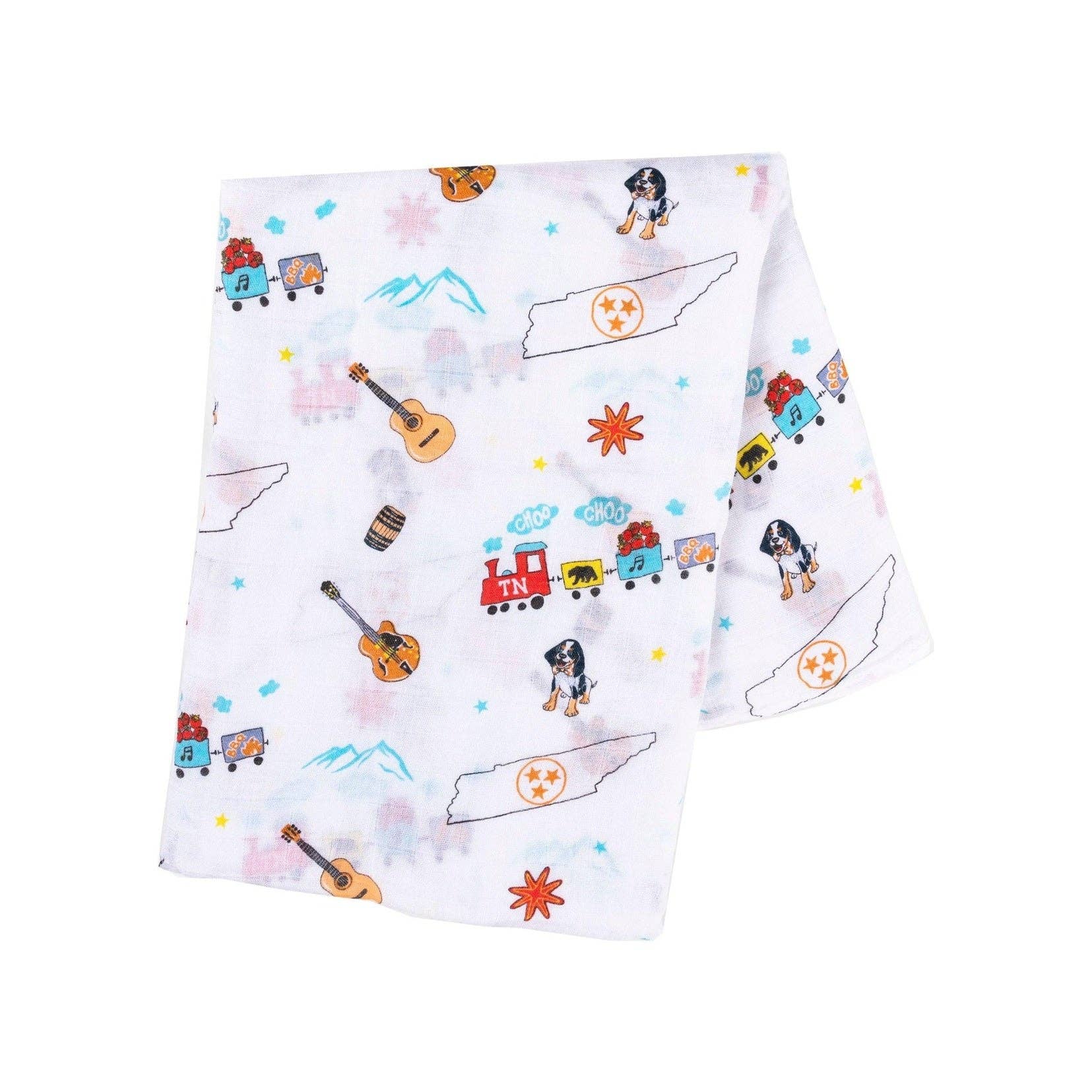 Little Hometown - Wholesale Swaddle - Baby - Tennessee Baby Muslin Swaddle Receiving Blanket8