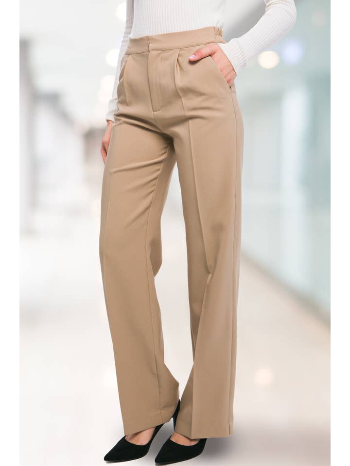 42POPS - Wholesale Pants - Women's - ",..._ Regular-Fit Dress Pants w/ Elastic Back13