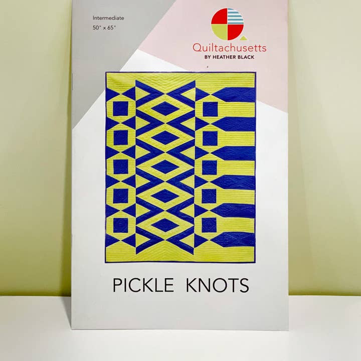 Quiltachusetts - Wholesale Craft Sewing Kit - Pickle Knots Quilt Pattern
