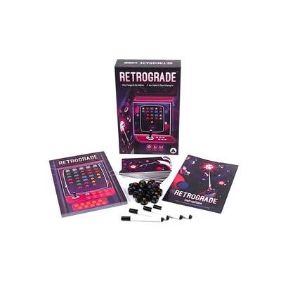Resonym - Wholesale Board Game - Retrograde - The Fast-Paced Retro Arcade Dice Game1