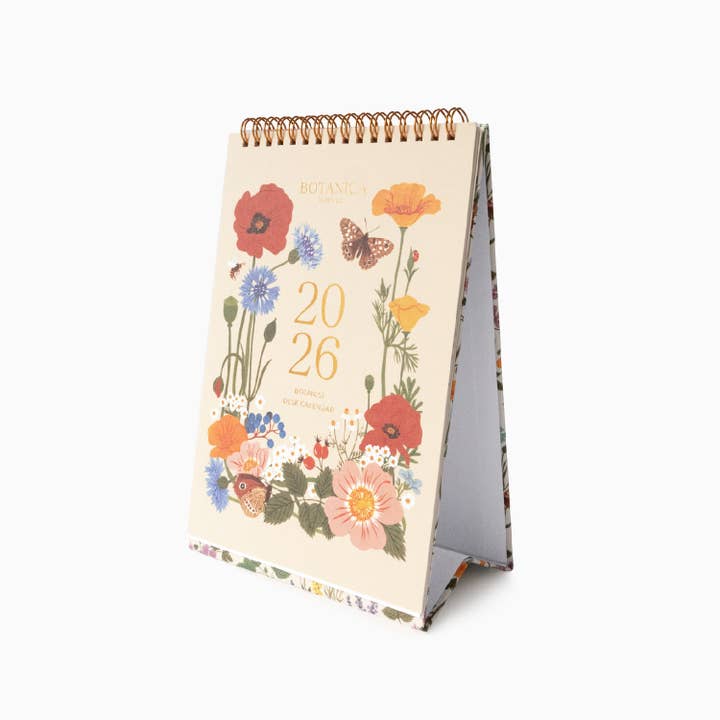 2026 DESK CALENDAR – Botanical Art | Botanist Collection and other Purchase Wholesale foil board. Free Returns & Net 60 Terms on Faire trending on Faire.