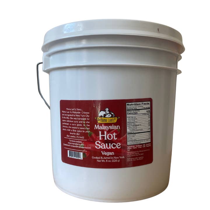 Food Service - Malaysian Vegan Hot Sauce - 8lb for wholesale by Mama Lam's