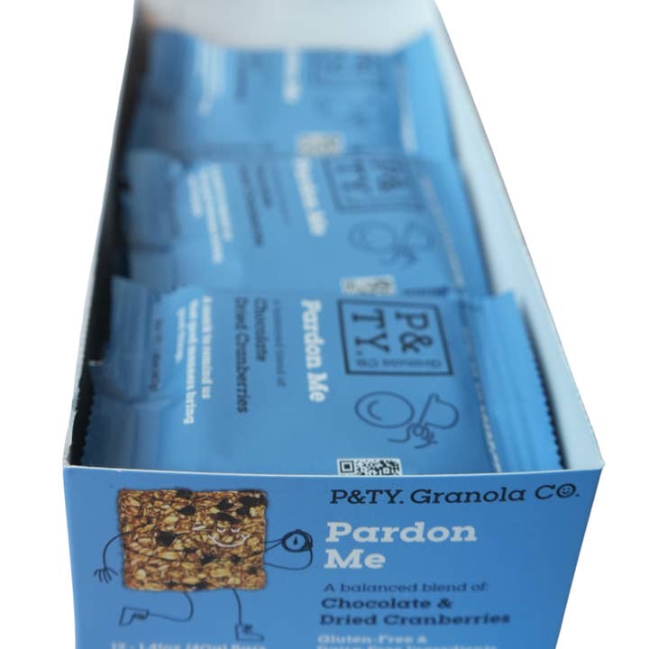 P&TY Granola Co. - Wholesale Snack Bar - Pardon Me Granola Bar: Chocolate, Dried Cranberries4